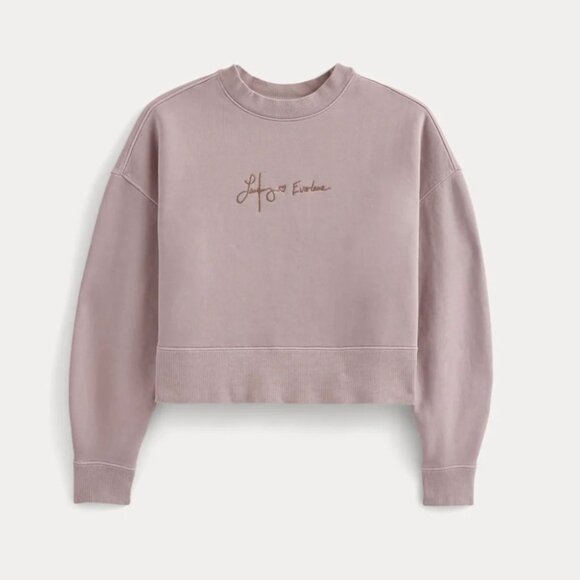 NWT Everlane x The Laufey Foundation Cropped Sweatshirt - Small - Picture 1 of 4
